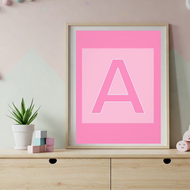 Initial poster letter, Nursery decoration (Creator Uploaded)