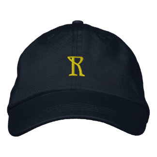 INITIAL "R" Designer Cap