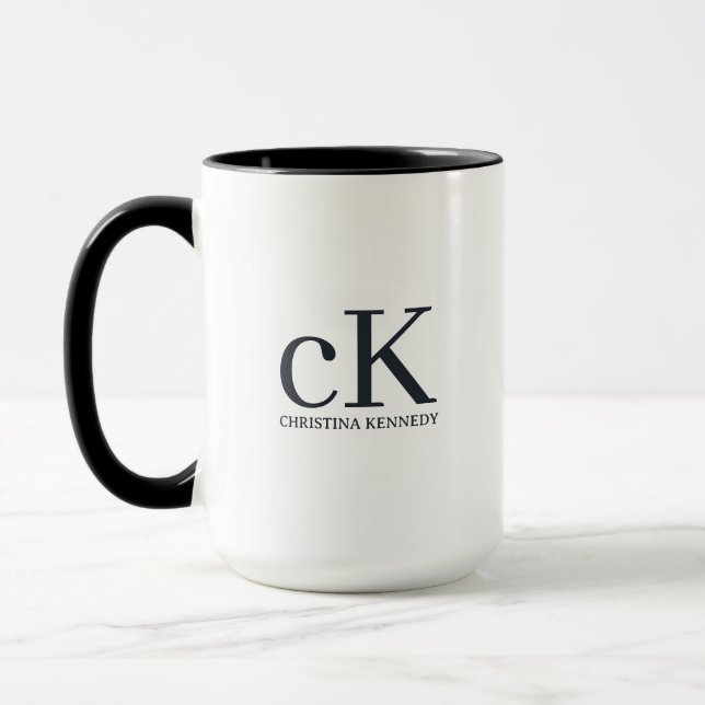 Initial Signature Mug (Left)