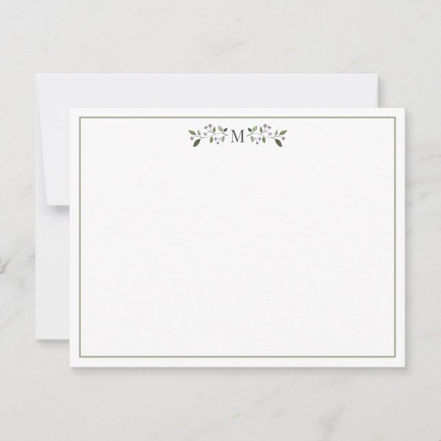 Initial Stationary Card (Front)