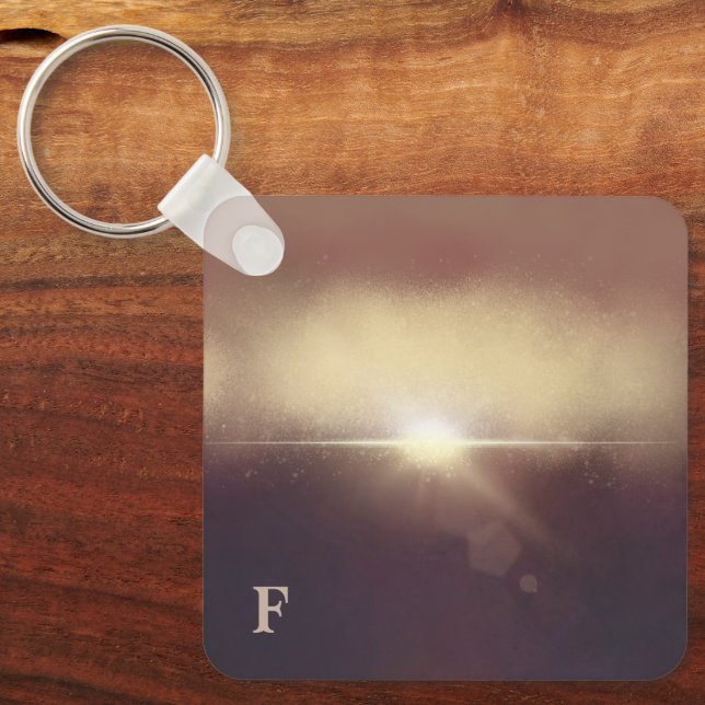 Initial sunset keychain (Front)
