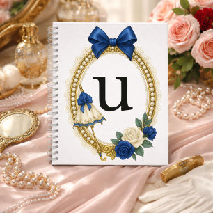 Initial U Personalised Elegant Regency Notebook
