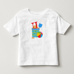 Initial U - Toddler Fine Jersey T-Shirt