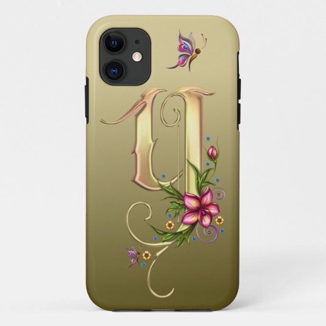 Initial Y Case-Mate Tough Apple iPhone 11 Case (Back)