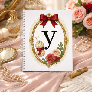Initial Y Creative Writing Regency Elegant Notebook