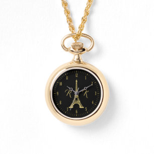 Initials Adorable Eiffel Tower Watch