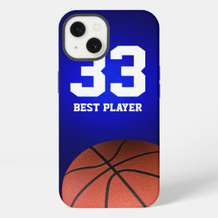 Initials Basketball Sports Gifts iPhone 13 Case