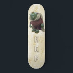 *~* Initials Damask Royal Troll AP89 Skateboard<br><div class="desc">(Search code AP89 for Troll items and AP88 for mediaeval theme items ) Easily Transfer to other Zazzle Products. BLACK background Skateboard. The bright and oh so happy NEON Rainbow colours just pop the TROLL images and LETTERS. Customise / Personalise your INITIALS / MONOGRAM and play with the font and...</div>