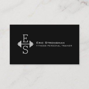 Initials logo modern style business card