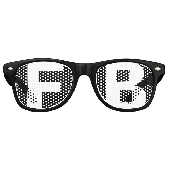 Initials Retro Sunglasses (Front)