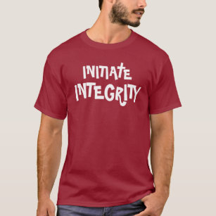 Initiate Integrity Cross T-Shirt - Proverbs 11:3