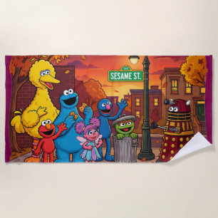 INITIATING NEIGHBORHOOD SCAN BEACH TOWEL