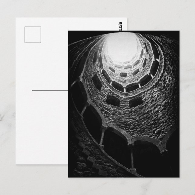 Initiation Well Regaleira Palace, Sintra, Portugal Postcard (Front/Back)