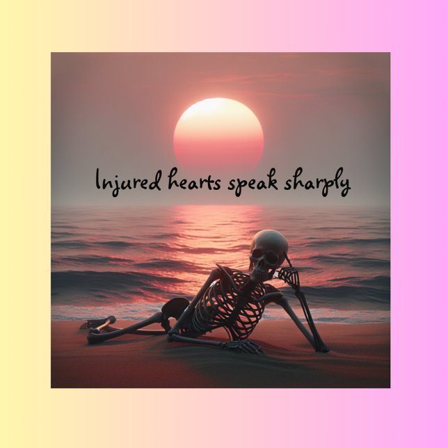 Injured hearts speak sharply | photo print (Creator Uploaded)
