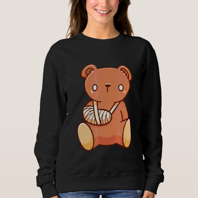 Injured Teddy Bear Sweatshirt (Front)