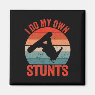 Injury Snowboard Broken Arm I Do My Own Stunts Sno Magnet