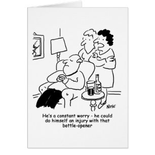 Injury with a bottle-opener