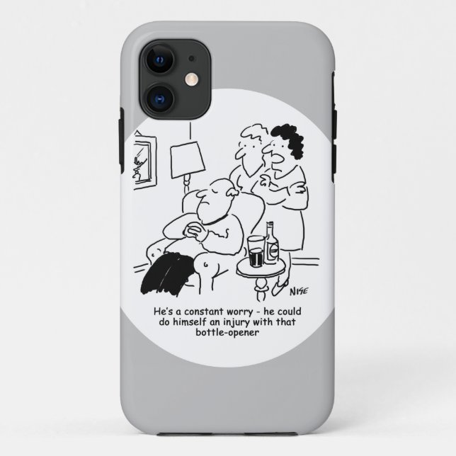 Injury with a bottle-opener Case-Mate iPhone case (Back)