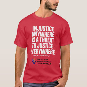 Injustice / Justice Red T-Shirt