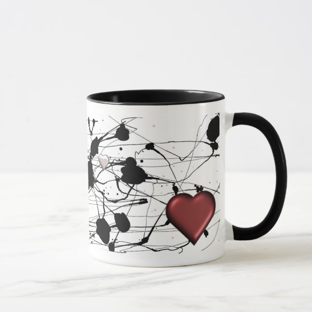 Ink And Heart Mug (Right)