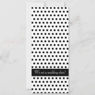 Ink Black Polkadot Pattern