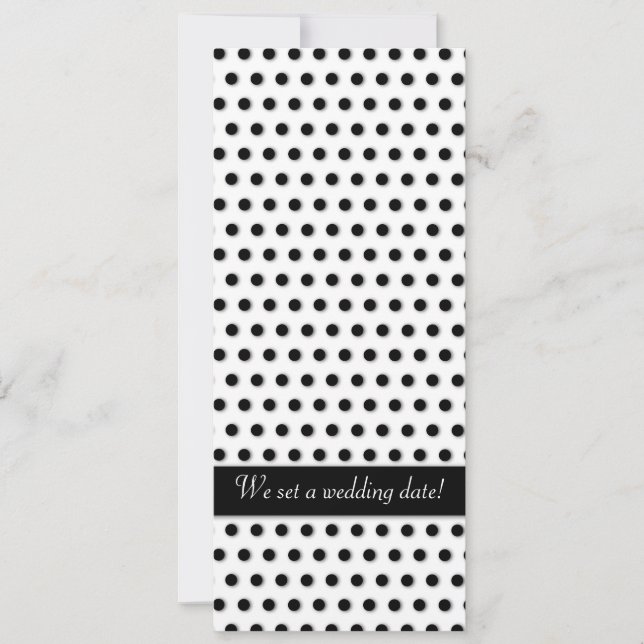 Ink Black Polkadot Pattern (Front)