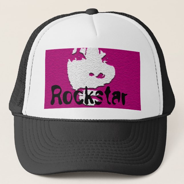 Ink blot 1, Rockstar Trucker Hat (Front)