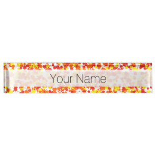Ink Blotted Background by Shirley Taylor Nameplate