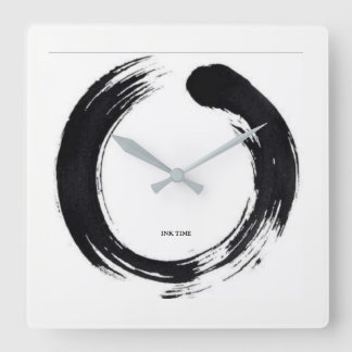 Ink Brush Your Time - Clock
