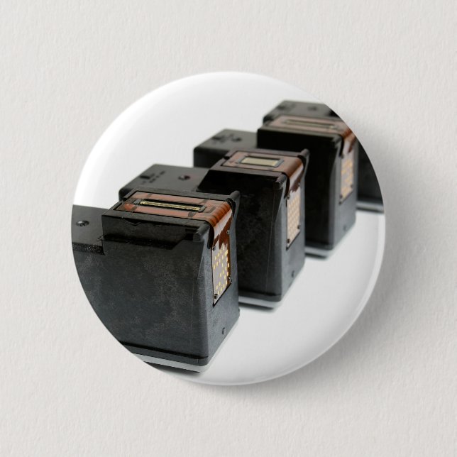 Ink Cartridges 6 Cm Round Badge (Front)