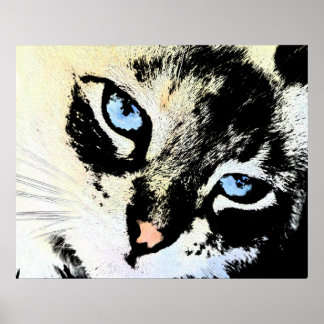 Ink Cat Canvas Prints