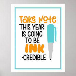 Ink-Credible Year Ahead Poster