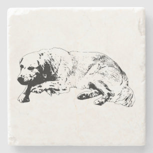 Ink Dog Coaster Adds Stylish Calm To Gatherings
