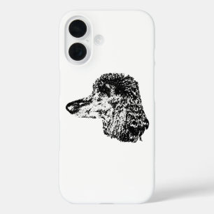 Ink Dog Phone Case -Artistic B&W Dog Illustration