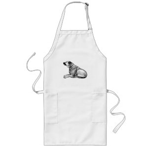 Ink-Dot Balance Long Apron