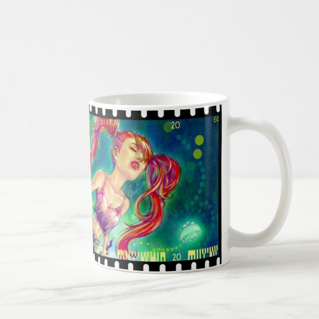 Ink Girl Plain Mug (Right)