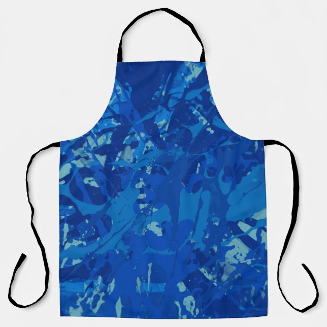 Ink hand made painting. Abstract wall art. Creativ Apron (Front)