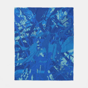 Ink hand made painting. Abstract wall art. Creativ Fleece Blanket