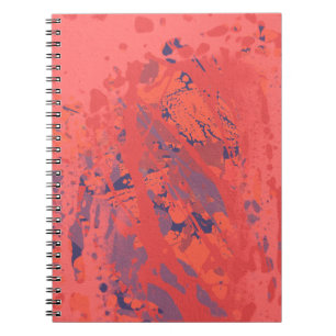 Ink hand made painting. Abstract wall art. Creativ Notebook