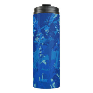 Ink hand made painting. Abstract wall art. Creativ Thermal Tumbler