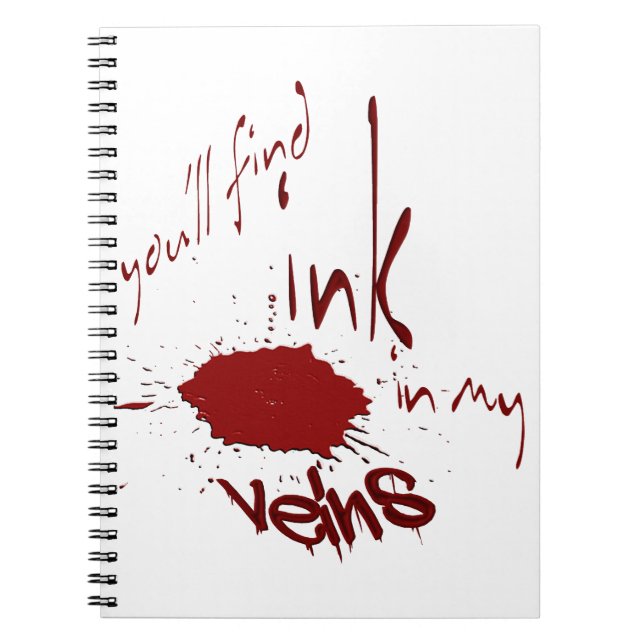 Ink in my Veins Notebook (Front)