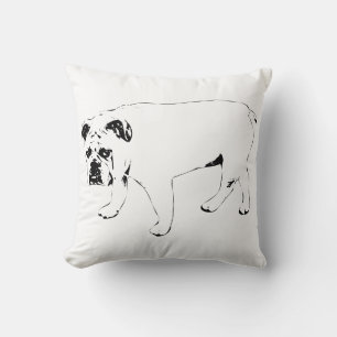 Ink Lines, Cozy Sofa Pillow