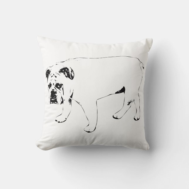 Ink Lines, Cozy Sofa Pillow (Front)