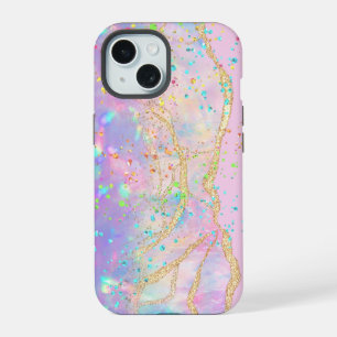 ink marble design iPhone 15 case