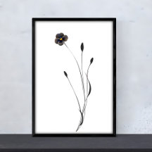 Ink Pansy Art - Captivating Floral Designs