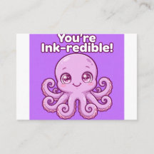 Ink-redible Lunchbox Note — Octopus Encouragement