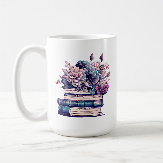 Ink Runs Deep Quote | Book Lovers Coffee Mug (Left)
