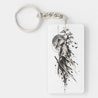 Ink Shadow Ronin Key Ring