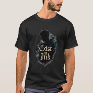 Ink Silhouette Gothic Art –Dark Aesthetic Creative T-Shirt