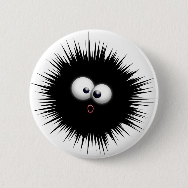 Ink Splat Cartoon 6 Cm Round Badge (Front)